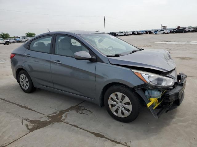 KMHCT4AE2GU055523 - 2016 HYUNDAI ACCENT SE GRAY photo 4