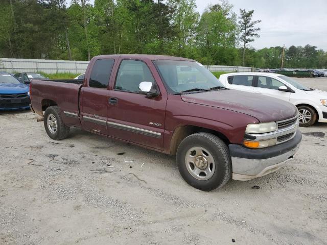 2GCEC19T7X1152811 - 1999 CHEVROLET SILVERADO C1500 BURGUNDY photo 4