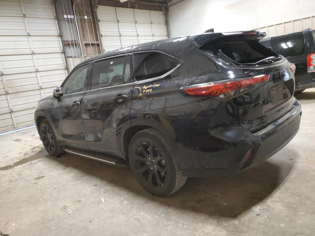 5TDCZRAH8NS126770 - 2022 TOYOTA HIGHLANDER L BLACK photo 2