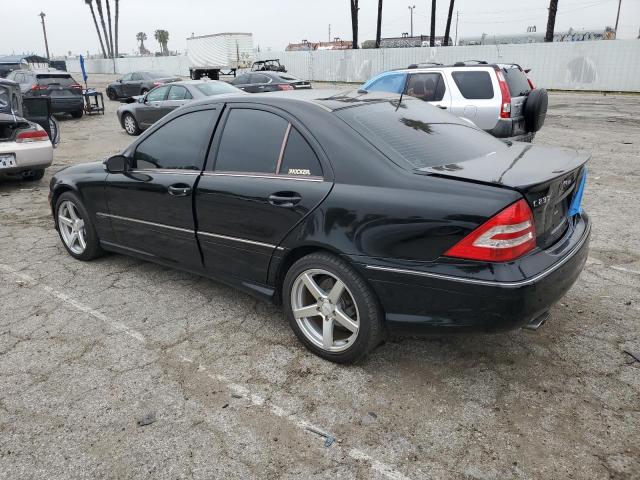 WDBRF52H77F908909 - 2007 MERCEDES-BENZ C 230 BLACK photo 2