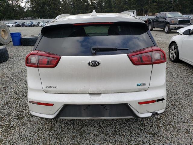 KNDCB3LC4H5085969 - 2017 KIA NIRO FE WHITE photo 6