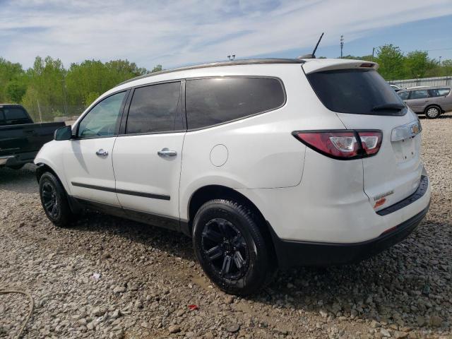 1GNKRFED7HJ336920 - 2017 CHEVROLET TRAVERSE LS WHITE photo 2