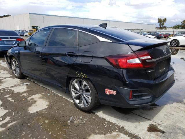 JHMZC5F38JC006124 - 2018 HONDA CLARITY TOURING BLACK photo 2