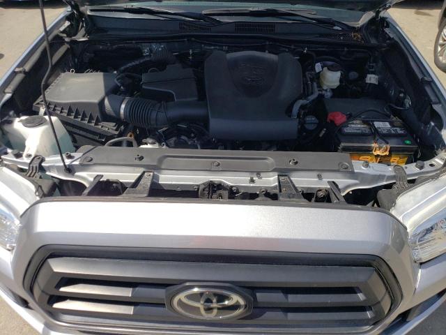 3TYSZ5AN8MT008604 - 2021 TOYOTA TACOMA ACCESS CAB ვერცხლისფერი ფოტო 11