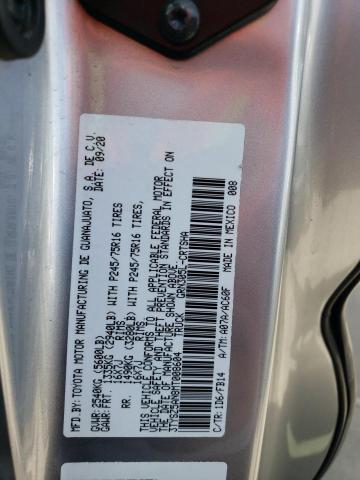 3TYSZ5AN8MT008604 - 2021 TOYOTA TACOMA ACCESS CAB ვერცხლისფერი ფოტო 12