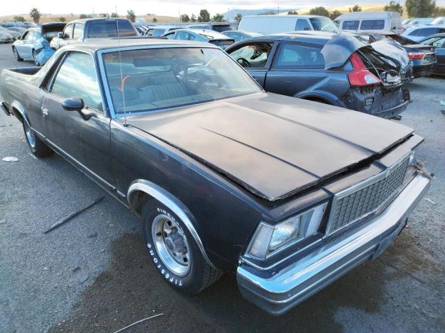 1W80A8Z488106 - 1978 CHEVROLET EL CAMINO BLACK photo 1