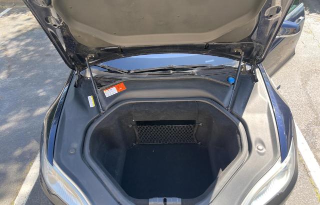 5YJSA1H16EFP58149 - 2014 TESLA MODEL S Կապույտ լուսանկար 7