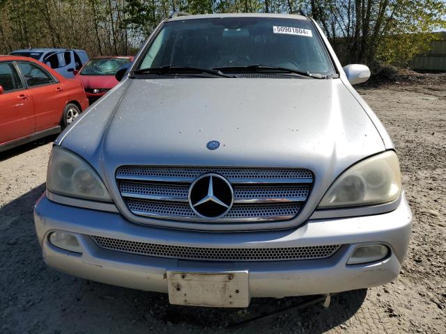 4JGAB57E04A499598 - 2004 MERCEDES-BENZ ML 350 SILVER photo 5