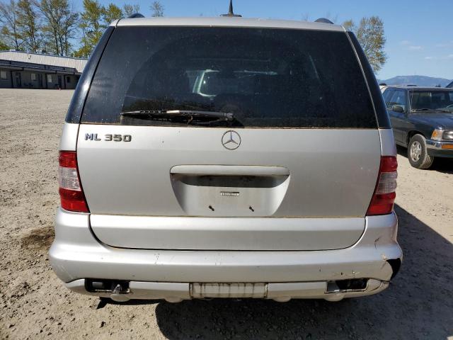 4JGAB57E04A499598 - 2004 MERCEDES-BENZ ML 350 SILVER photo 6