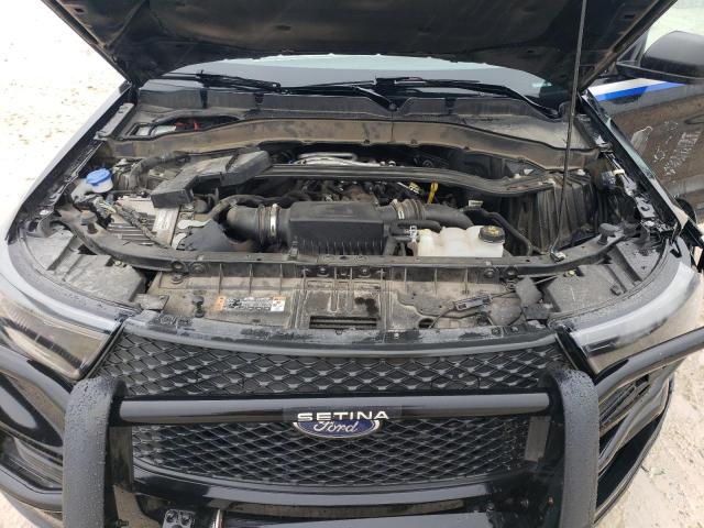 1FM5K8AC0NGA21948 - 2022 FORD EXPLORER POLICE INTERCEPTOR 黑色 照片 12