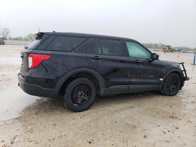 1FM5K8AC0NGA21948 - 2022 FORD EXPLORER POLICE INTERCEPTOR 黑色 照片 3