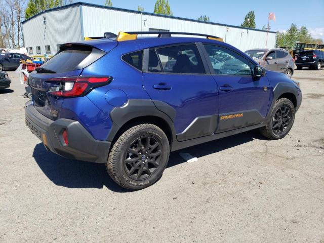 4S4GUHU68R3750656 - 2024 SUBARU CROSSTREK WILDERNESS BLUE photo 3