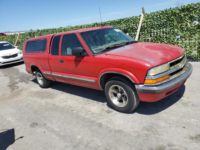 1GCCS195918226780 - 2001 CHEVROLET S TRUCK S10 RED photo 4