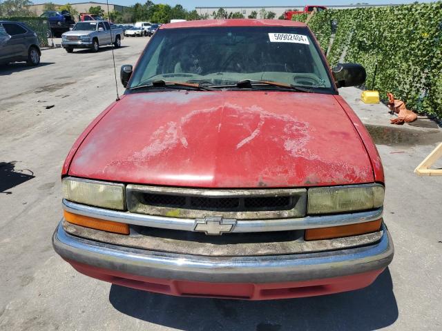 1GCCS195918226780 - 2001 CHEVROLET S TRUCK S10 RED photo 5