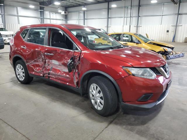 KNMAT2MV7FP526896 - 2015 NISSAN ROGUE S RED photo 4