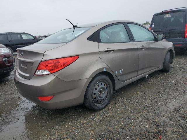 KMHCT4AE8EU656853 - 2014 HYUNDAI ACCENT GLS GOLD photo 3