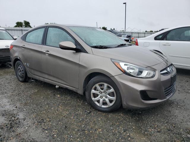 KMHCT4AE8EU656853 - 2014 HYUNDAI ACCENT GLS GOLD photo 4