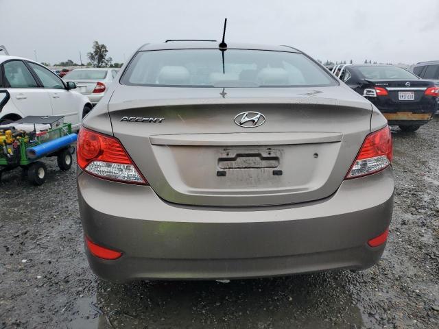 KMHCT4AE8EU656853 - 2014 HYUNDAI ACCENT GLS GOLD photo 6