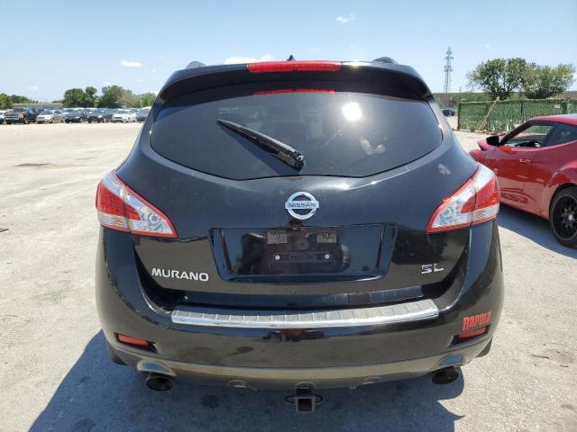 JN8AZ1MU3CW111869 - 2012 NISSAN MURANO S BLACK photo 6