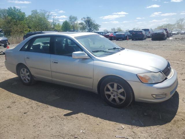 4T1BF28B5YU022102 - 2000 TOYOTA AVALON XL SILVER photo 4