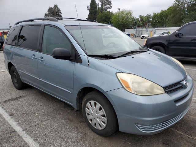 5TDZA23C65S261031 - 2005 TOYOTA SIENNA CE BLUE photo 4