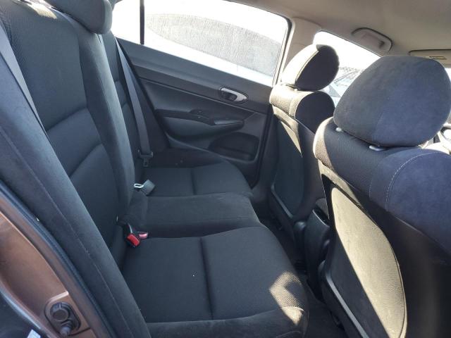 19XFA16659E003828 - 2009 HONDA CIVIC LX-S Մոխրագույն լուսանկար 10