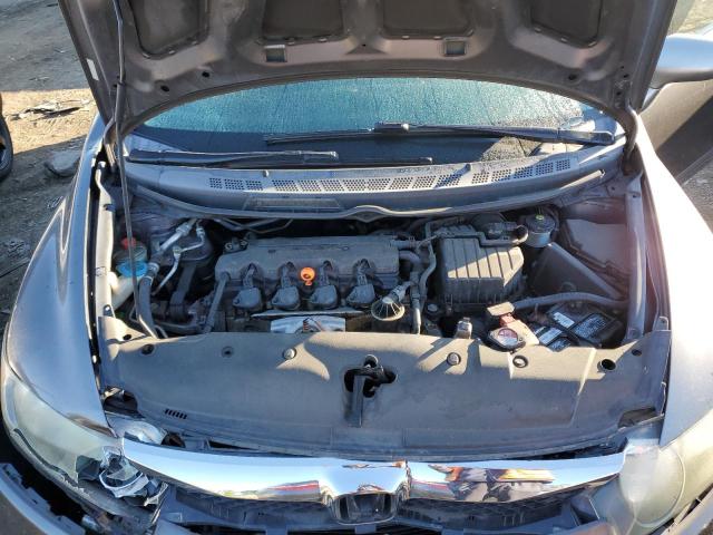 19XFA16659E003828 - 2009 HONDA CIVIC LX-S Մոխրագույն լուսանկար 11