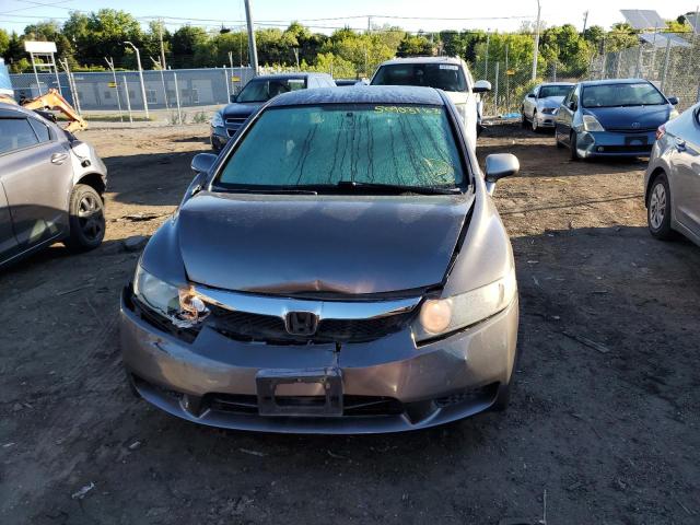 19XFA16659E003828 - 2009 HONDA CIVIC LX-S Մոխրագույն լուսանկար 5