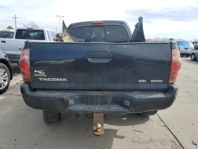 5TEMU52N36Z214498 - 2006 TOYOTA TACOMA DOUBLE CAB LONG BED BLACK photo 6