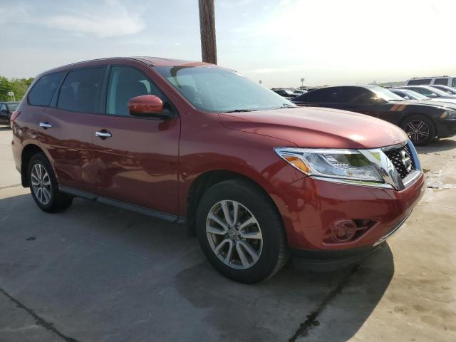 5N1AR2MNXDC679125 - 2013 NISSAN PATHFINDER S 勃艮第红 照片 4