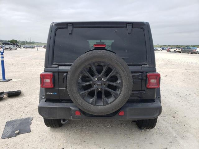 1C4JJXP68MW848036 - 2021 JEEP WRANGLER U SAHARA 4XE BLACK photo 6