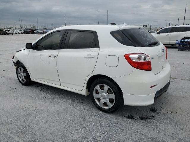 2T1KE40E79C027552 - 2009 TOYOTA COROLLA MA S WHITE photo 2