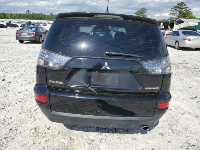 JA4AS2AW7AZ002185 - 2010 MITSUBISHI OUTLANDER ES BLACK photo 6