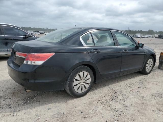 1HGCP2F33CA144275 - 2012 HONDA ACCORD LX BLACK photo 3