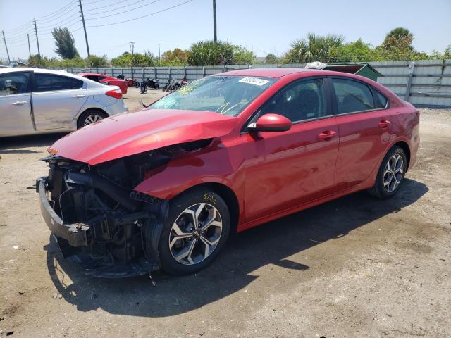 3KPF24AD6KE060341 - 2019 KIA FORTE FE RED photo 1