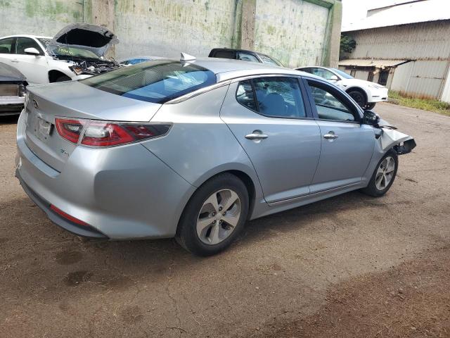 KNAGM4AD6F5083356 - 2015 KIA OPTIMA HYBRID SILVER photo 3