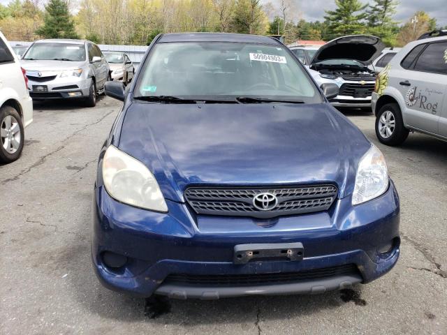 2T1KR32E45C493736 - 2005 TOYOTA COROLLA MA XR BLUE photo 5