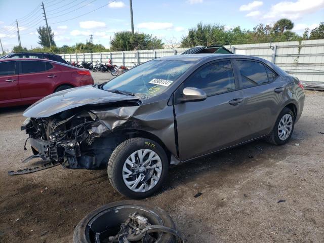 2T1BURHE3HC796648 - 2017 TOYOTA COROLLA L GRAY photo 1