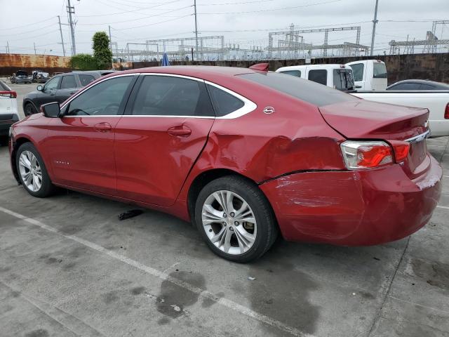 2G1125S35F9164970 - 2015 CHEVROLET IMPALA LT BURGUNDY photo 2