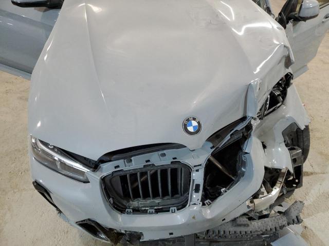 5UX53DP08N9L98179 - 2022 BMW X3 XDRIVE30I GRAY photo 12