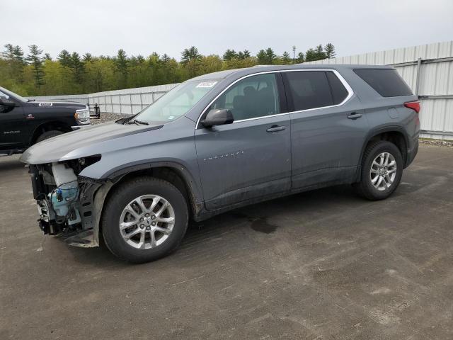 1GNERFKW9MJ224634 - 2021 CHEVROLET TRAVERSE LS CHARCOAL photo 1