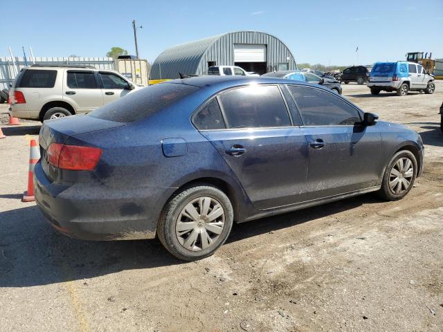 3VWD17AJ8EM406642 - 2014 VOLKSWAGEN JETTA SE BLUE photo 3