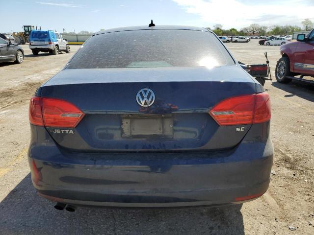 3VWD17AJ8EM406642 - 2014 VOLKSWAGEN JETTA SE BLUE photo 6