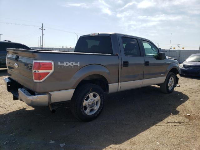 1FTFW1ET8BFB23935 - 2011 FORD F150 SUPERCREW GRAY photo 3