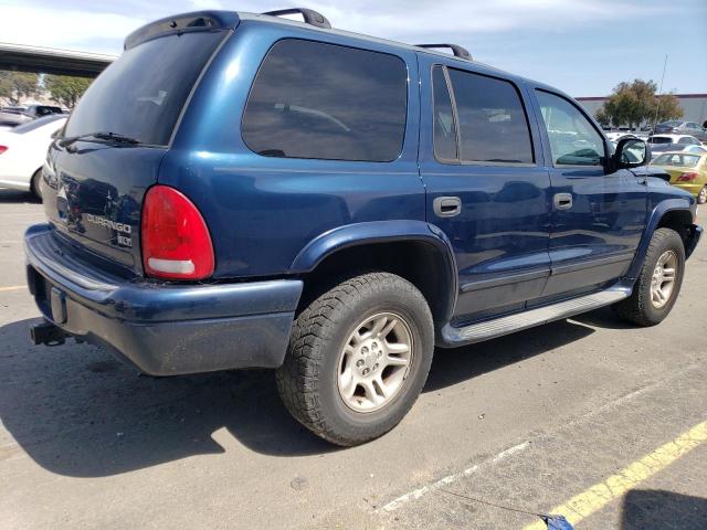 1D4HS48N53F549167 - 2003 DODGE DURANGO SLT BLUE photo 3