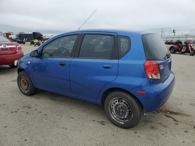 KL1TD66646B586609 - 2006 CHEVROLET AVEO BASE Mavi foto 2