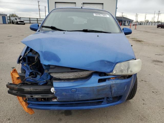KL1TD66646B586609 - 2006 CHEVROLET AVEO BASE Mavi foto 5