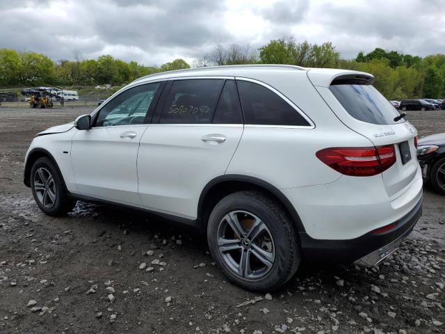 WDC0G5EB3KF606387 - 2019 MERCEDES-BENZ GLC 350E WHITE photo 2