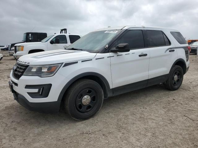 1FM5K8AT8HGA63739 - 2017 FORD EXPLORER POLICE INTERCEPTOR თეთრი ფოტო 1