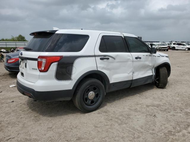 1FM5K8AT8HGA63739 - 2017 FORD EXPLORER POLICE INTERCEPTOR თეთრი ფოტო 3